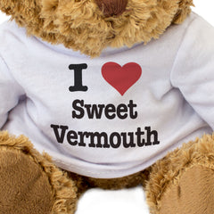 I LOVE SWEET VERMOUTH - Teddy Bear - Cute Cuddly Soft - Funny Gift Present