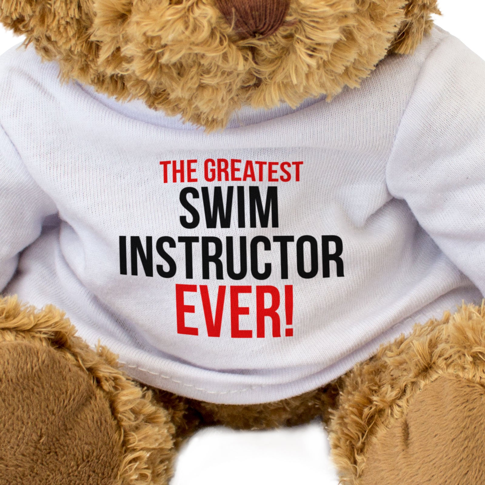 THE GREATEST SWIM INSTRUCTOR EVER - Teddy Bear - Cute Cuddly - Gift Present