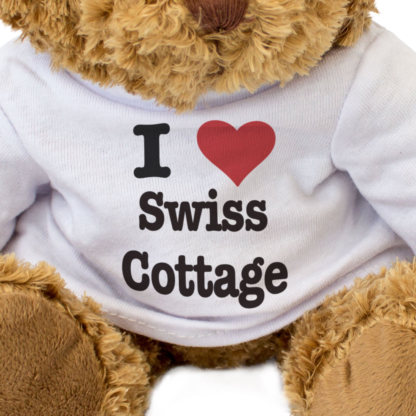I LOVE SWISS COTTAGE - Teddy Bear - Cute Cuddly Soft Adorable - Gift Present