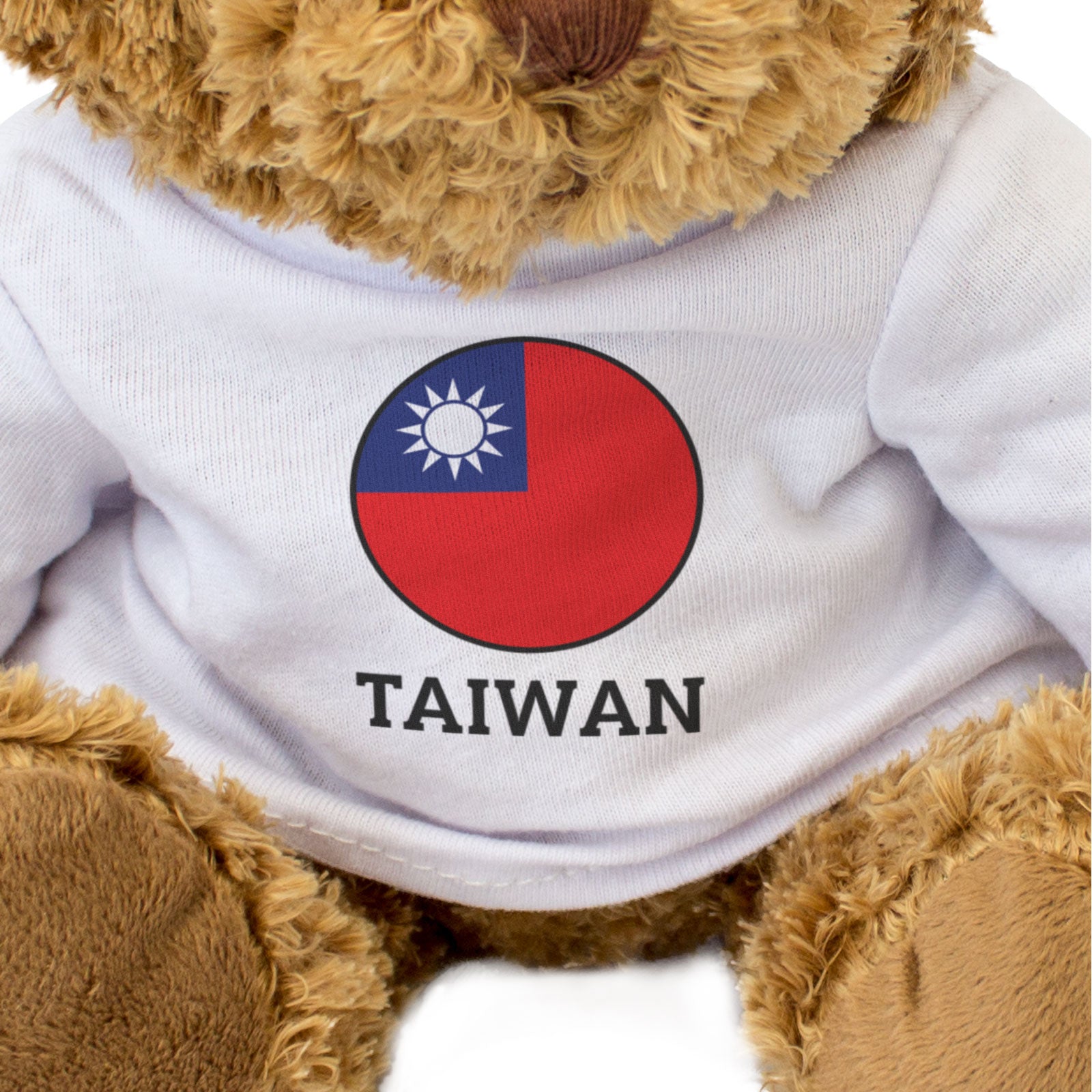 TAIWAN FLAG ROUNDEL - Teddy Bear - Cute Cuddly Soft Adorable - Gift Present