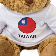 TAIWAN FLAG ROUNDEL - Teddy Bear - Cute Cuddly Soft Adorable - Gift Present