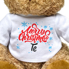 Merry Christmas Te - Teddy Bear