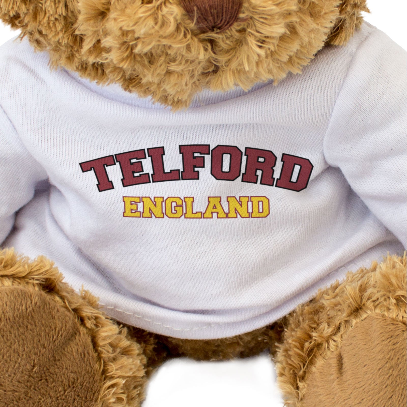 TELFORD, ENGLAND - Teddy Bear - Cute Cuddly Soft - Funny Shropshire Gift Present