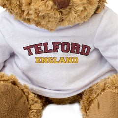 TELFORD, ENGLAND - Teddy Bear - Cute Cuddly Soft - Funny Shropshire Gift Present