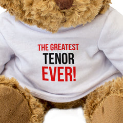 THE GREATEST TENOR EVER - Teddy Bear - Cute Cuddly Soft - Music Gift Present