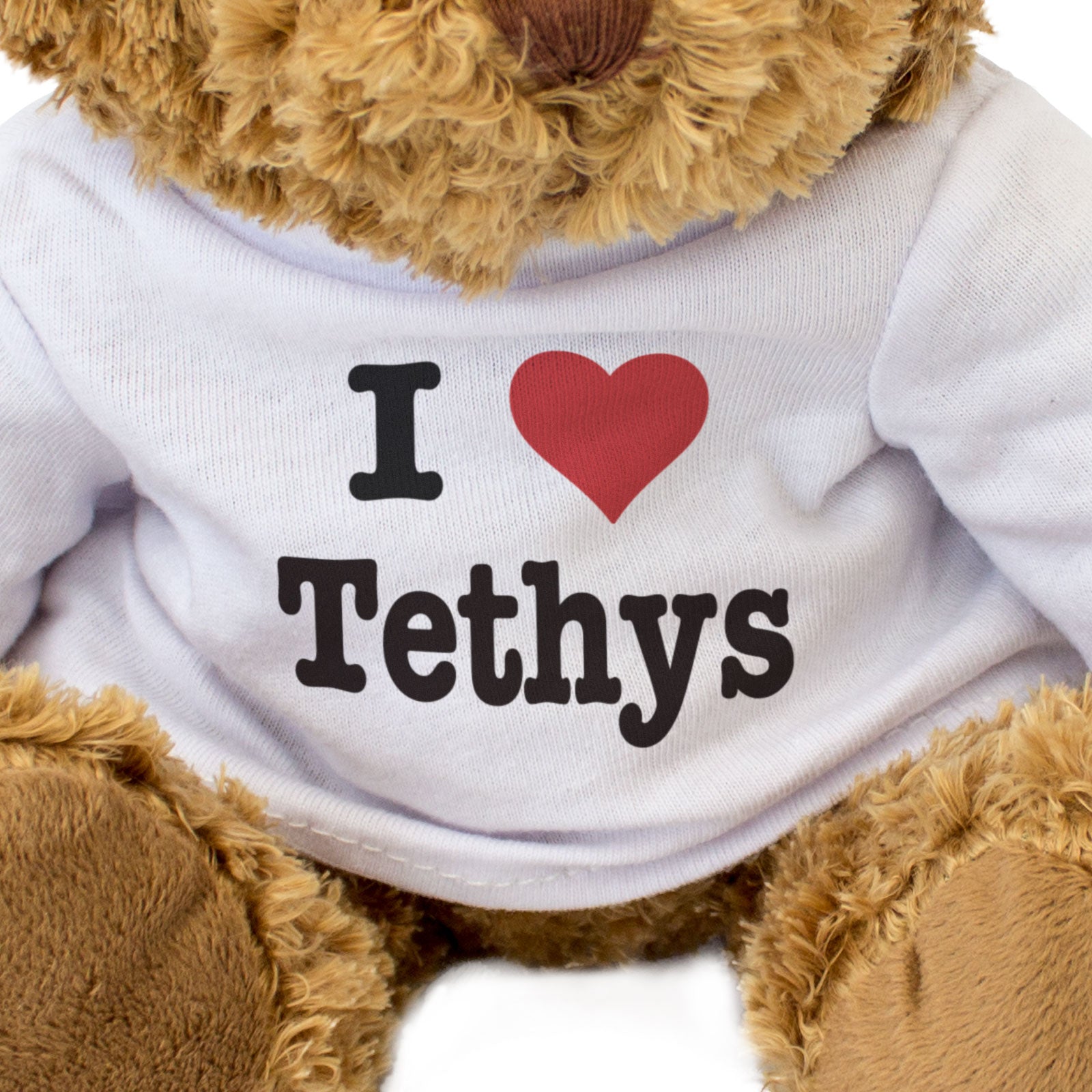 I LOVE TETHYS - Teddy Bear - Cute Soft - Funny Greek Mythology Gift Present