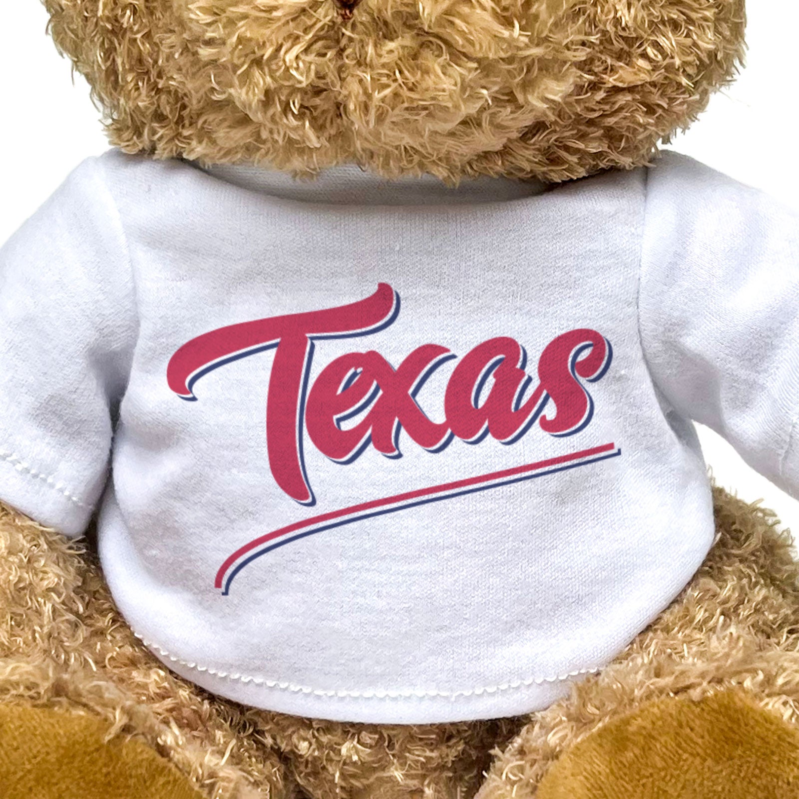TEXAS (SCRIPT) - Teddy Bear - Cute Soft - Funny USA Souvenir Gift Present