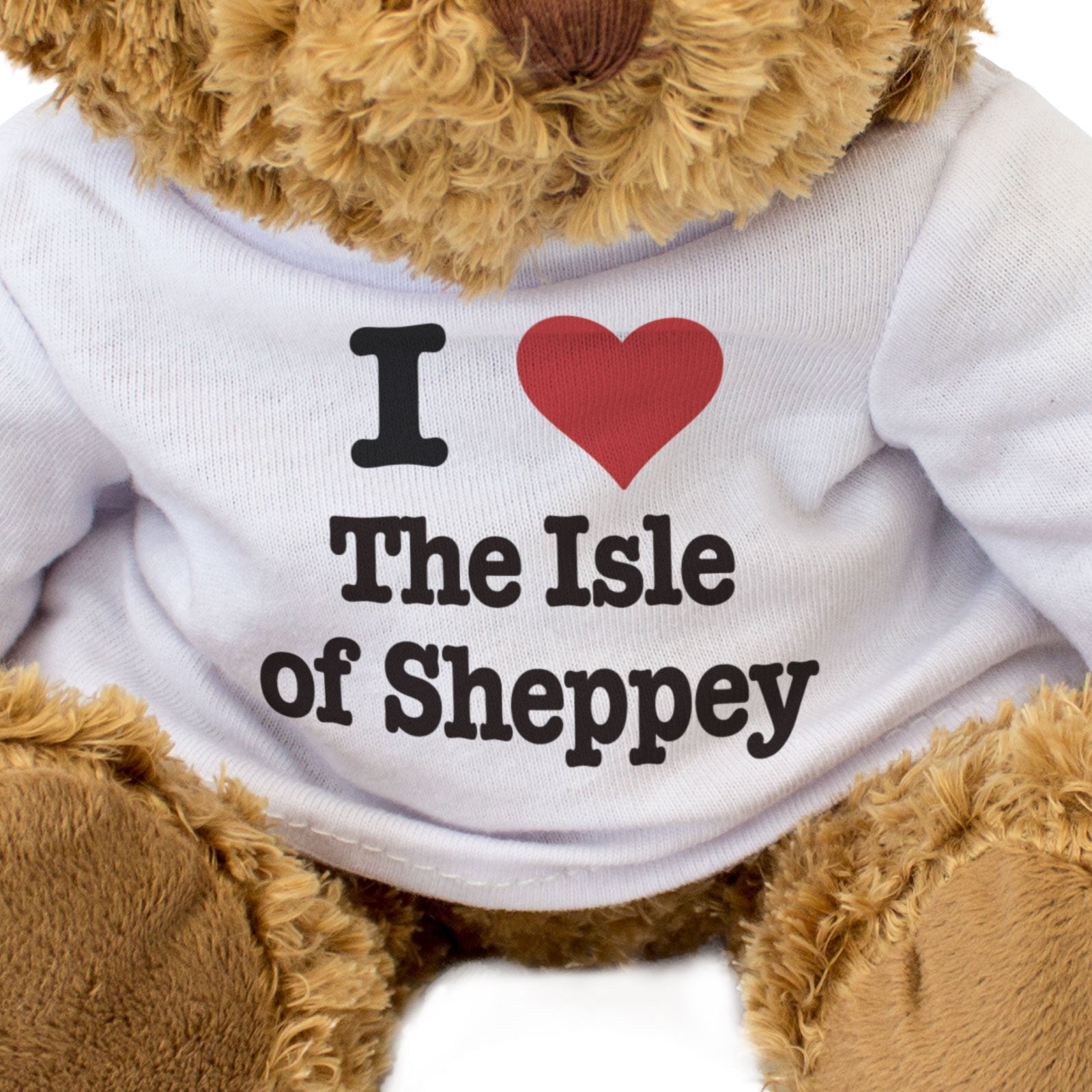 I LOVE THE ISLE OF SHEPPEY - Teddy Bear - Cute Cuddly Soft - Gift Present