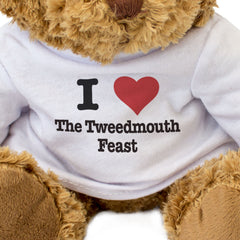 I LOVE THE TWEEDMOUTH FEAST - Teddy Bear - Funny Northumberland Gift Present