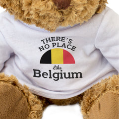 THERE'S NO PLACE LIKE BELGIUM - Teddy Bear - Cute Cuddly - Belgian Gift Present