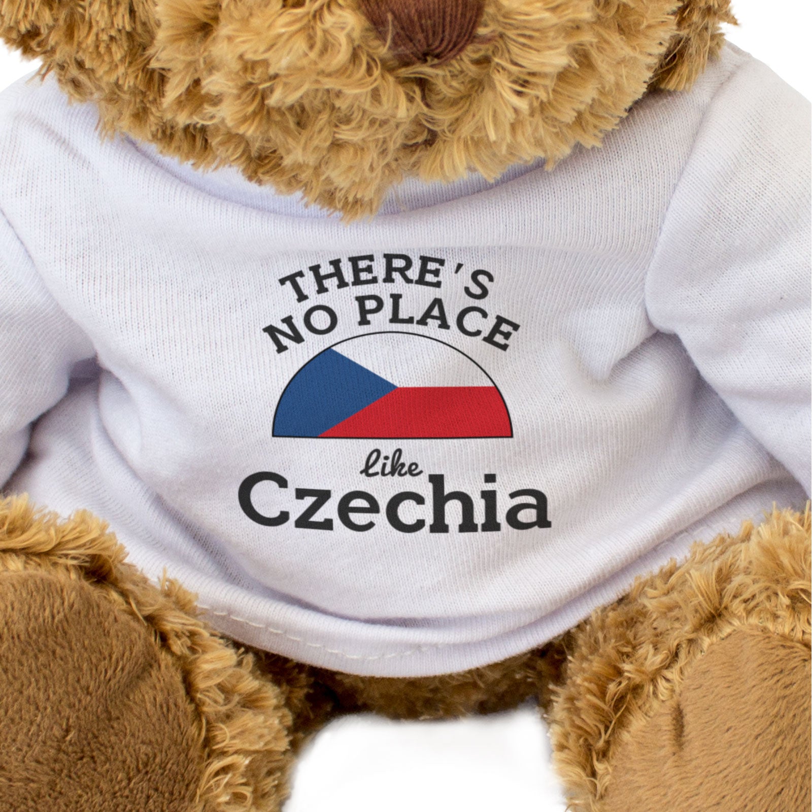 THERE'S NO PLACE LIKE CZECHIA - Teddy Bear - Cute Cuddly - Czech Gift Present
