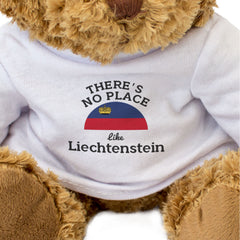 THERE'S NO PLACE LIKE LIECHTENSTEIN - Teddy Bear - Cute Cuddly - Gift Present