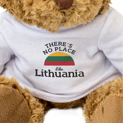 THERE'S NO PLACE LIKE LITHUANIA - Teddy Bear - Cute - Lithuanian Gift Present