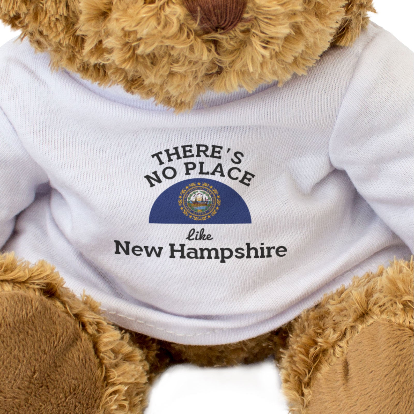THERE'S NO PLACE LIKE NEW HAMPSHIRE - Teddy Bear - Cute Cuddly - Gift Present