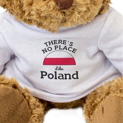 THERE'S NO PLACE LIKE POLAND - Teddy Bear - Cute Cuddly - Polish Gift Present