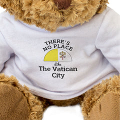 THERE'S NO PLACE LIKE THE VATICAN CITY - Teddy Bear - Cute Cuddly - Gift Present