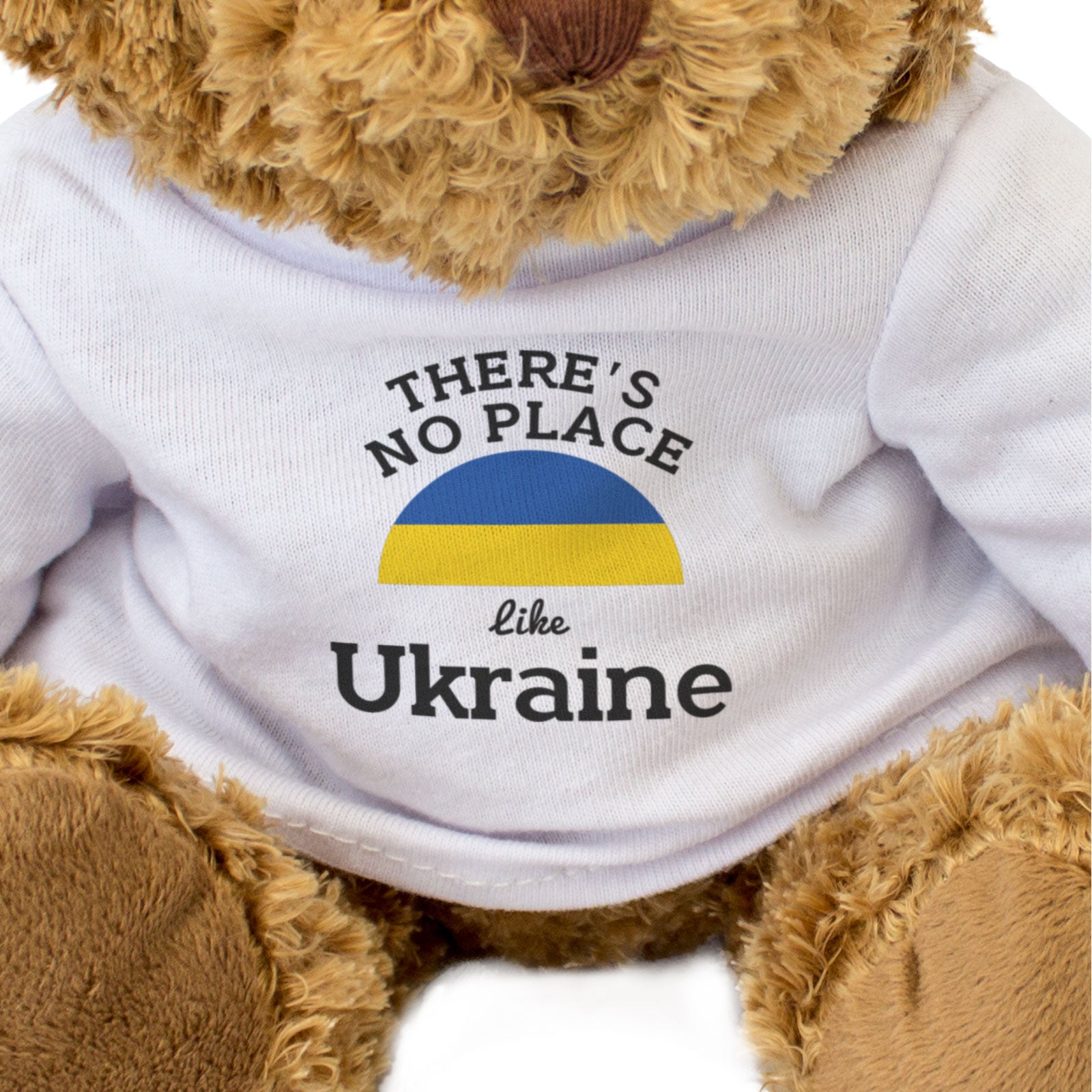 THERE'S NO PLACE LIKE UKRAINE - Teddy Bear - Cute - Ukrainian Gift Present