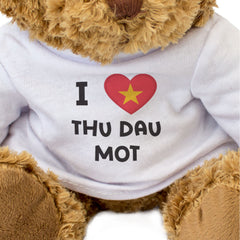 I Love Thu Dao Mot (Vietnam Flag) - Teddy Bear