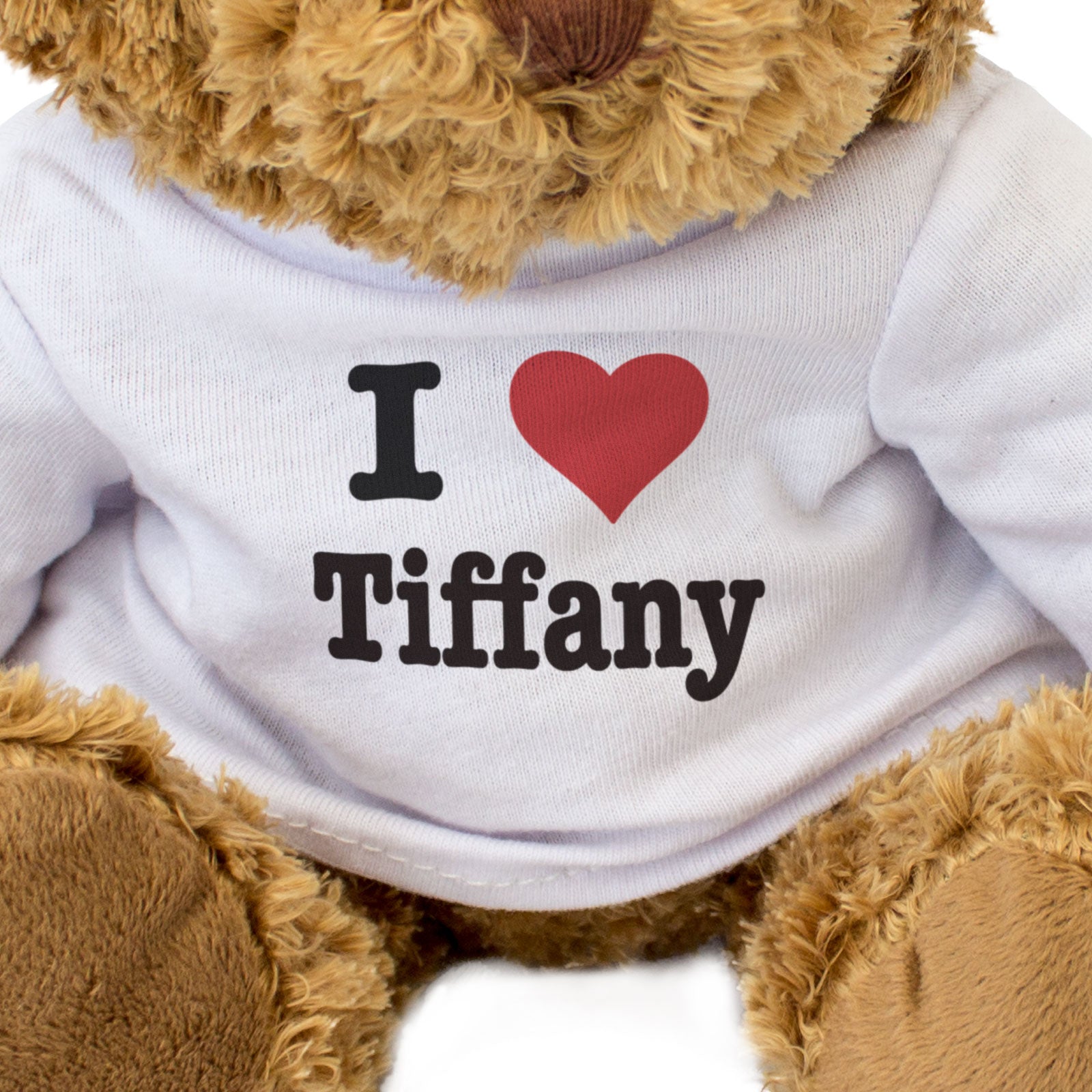 I LOVE TIFFANY - Teddy Bear - Cute Cuddly Soft Adorable - Gift Present