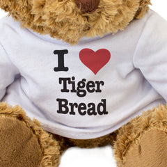 I LOVE TIGER BREAD - Teddy Bear - Cute Cuddly Soft - Gift Present