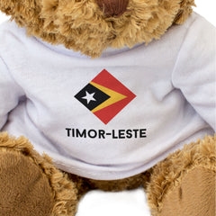 TIMOR-LESTE FLAG DIAMOND - Teddy Bear - Cute Soft Funny Souvenir Gift Present