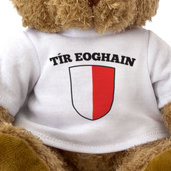 TÍR EOGHAIN (TYRONE) COUNTY COLOURS - Teddy Bear - Ireland Gaeilge Gift Present