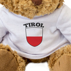 TIROL FLAG - Teddy Bear - Cute Cuddly Soft Adorable - Tyrol Austria Gift Present