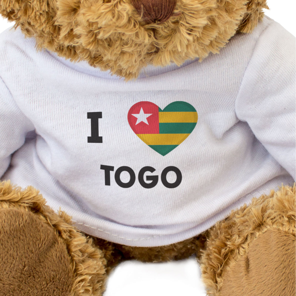 I Love Togo Flag - Teddy Bear