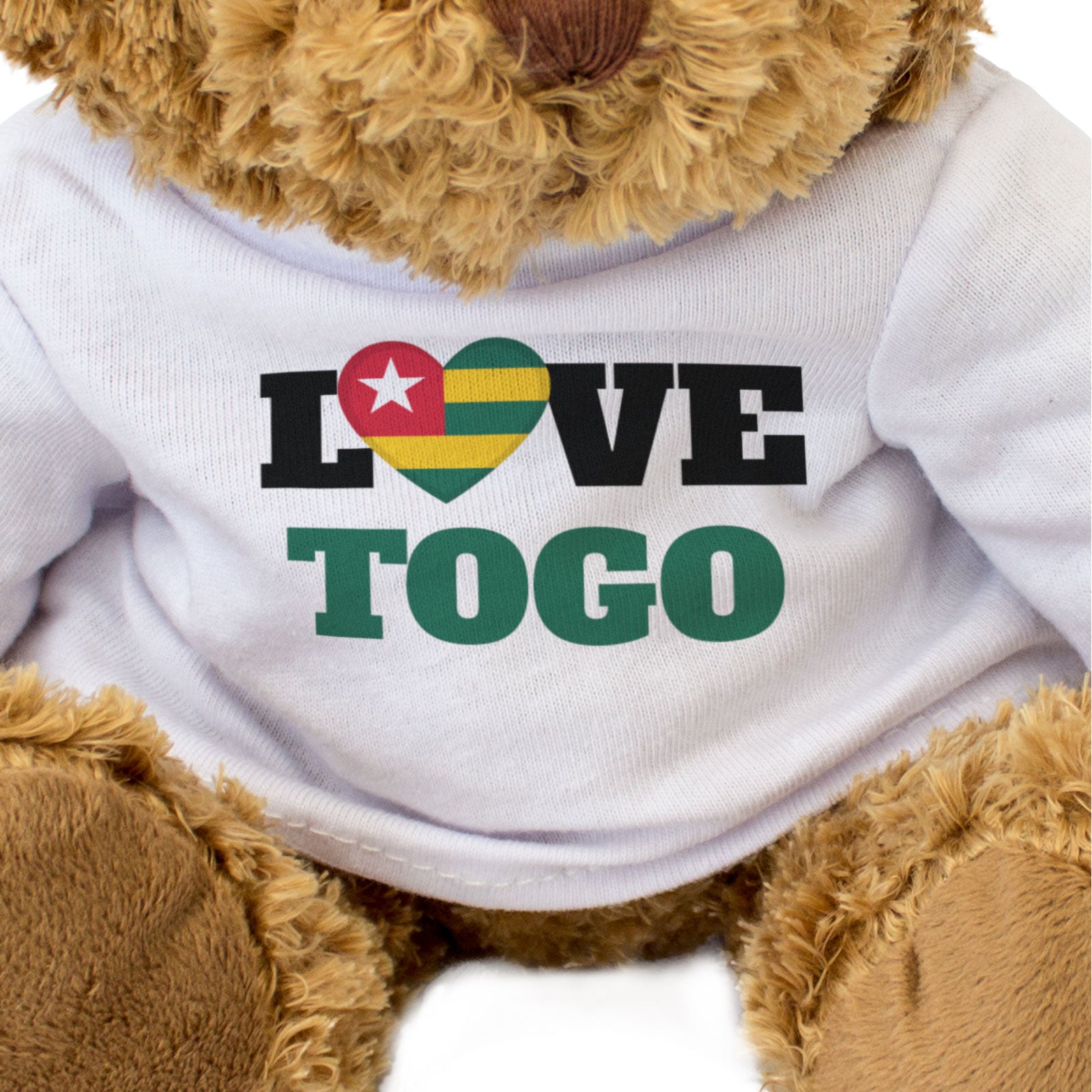 LOVE TOGO (FLAG HEART) - Teddy Bear - Cute - Funny Souvenir Gift Present