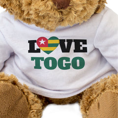 LOVE TOGO (FLAG HEART) - Teddy Bear - Cute - Funny Souvenir Gift Present