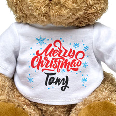 Merry Christmas Tony - Teddy Bear