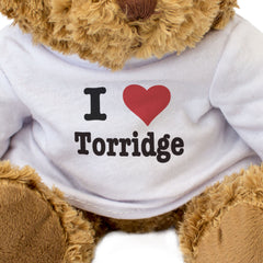 I LOVE TORRIDGE - Teddy Bear - Cute Cuddly Soft Adorable - Gift Present