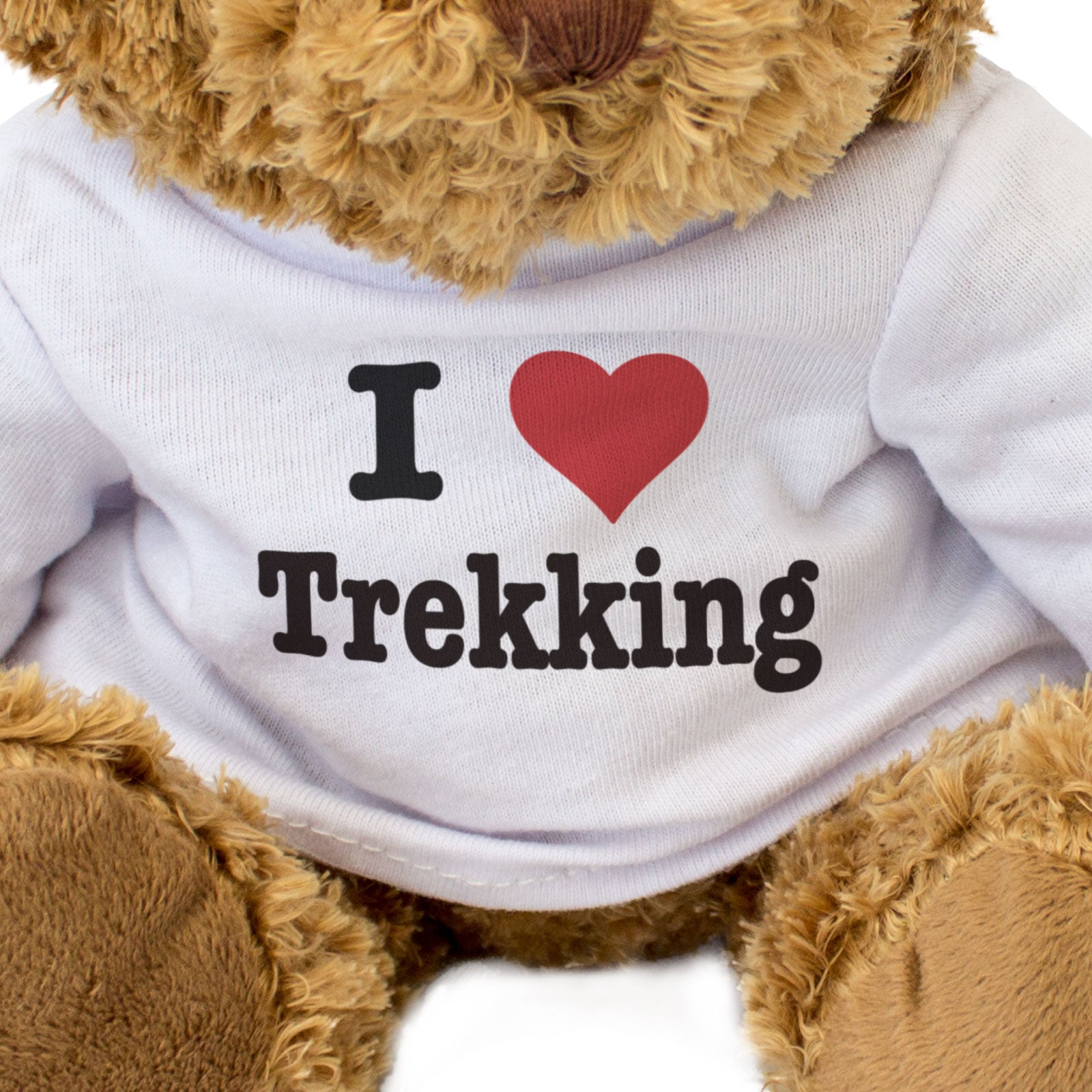 I LOVE TREKKING - Teddy Bear - Cute Cuddly Soft Adorable - Gift Present