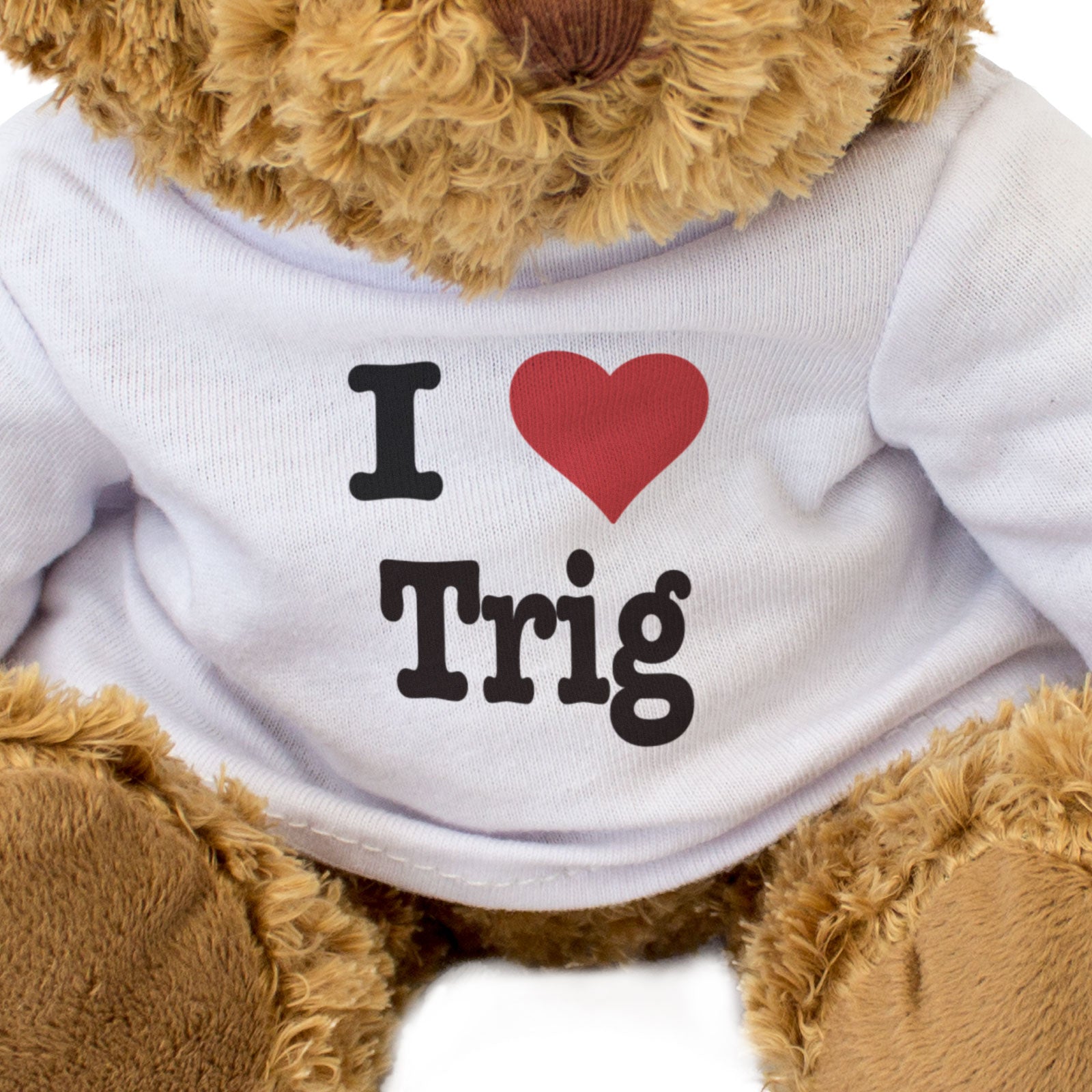 I LOVE TRIG - Teddy Bear - Cute Cuddly Soft - Maths Gift Present