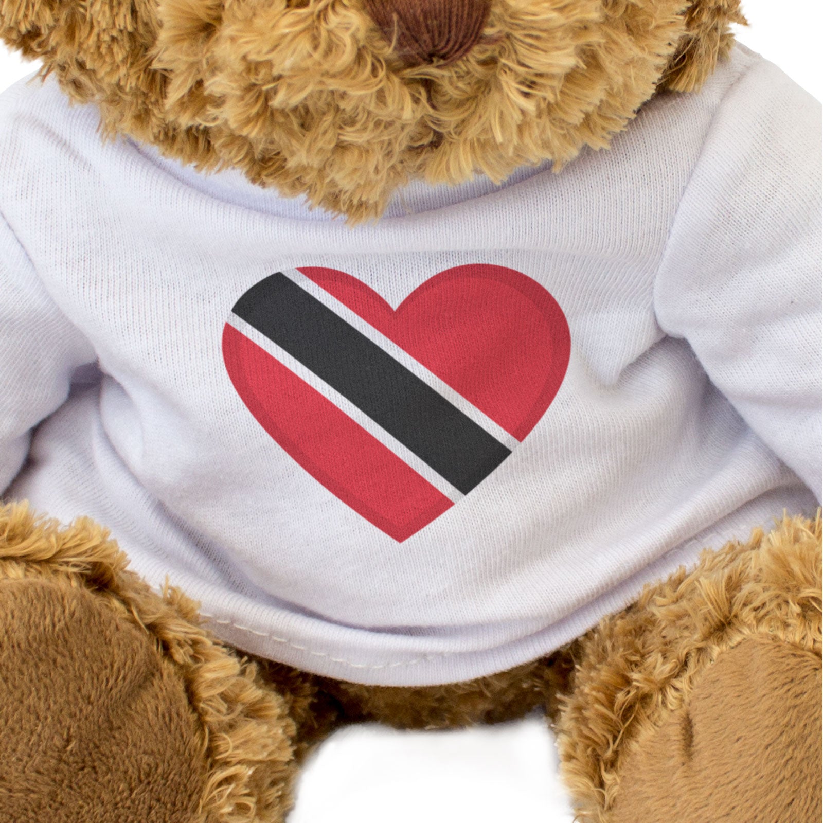 TRINIDAD & TOBAGO FLAG HEART - Teddy Bear - Cute Cuddly - Trini Gift Present