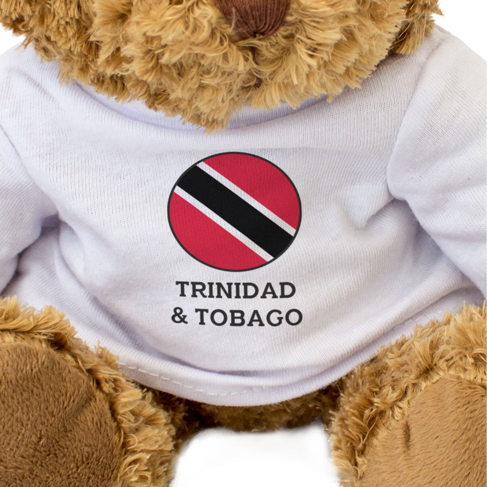 TRINIDAD & TOBAGO FLAG ROUNDEL - Teddy Bear - Cute Cuddly Soft - Gift Present