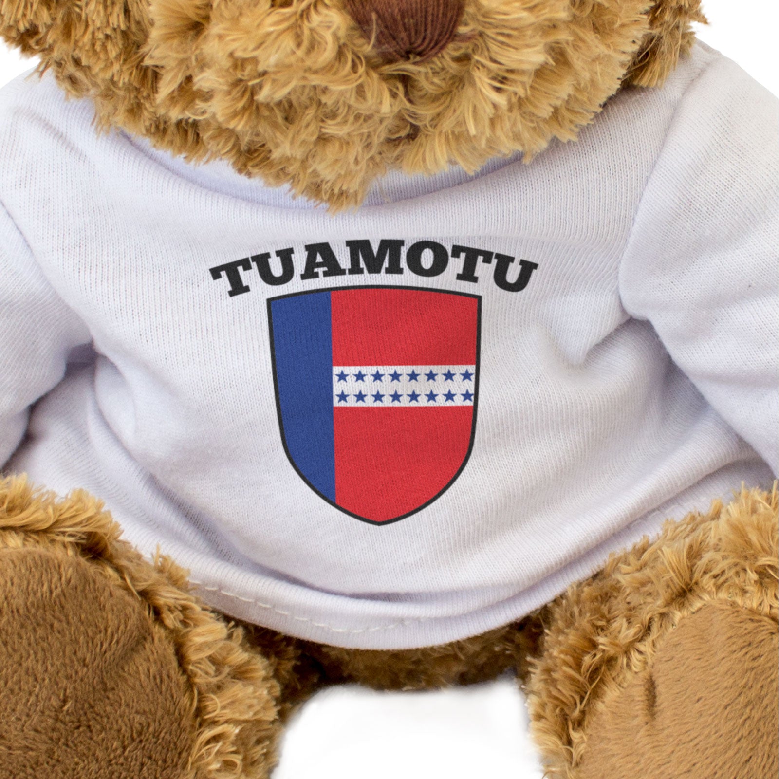 TUAMOTU FLAG - Teddy Bear - Cute Cuddly Soft - French Polynesia Gift Present