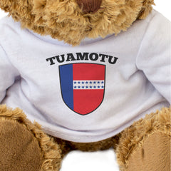 TUAMOTU FLAG - Teddy Bear - Cute Cuddly Soft - French Polynesia Gift Present