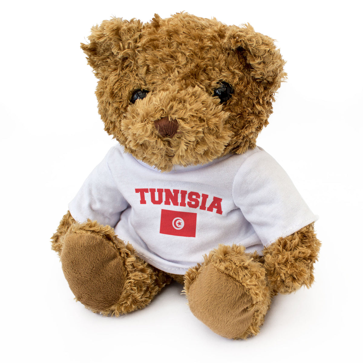 TUNISIA + FLAG - Teddy Bear - Cute Funny Soft - Tunisian Souvenir Gift Present