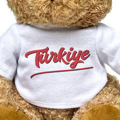 TÜRKIYE (SCRIPT) - Teddy Bear - Cute Soft Funny - Turkish Souvenir Gift Present