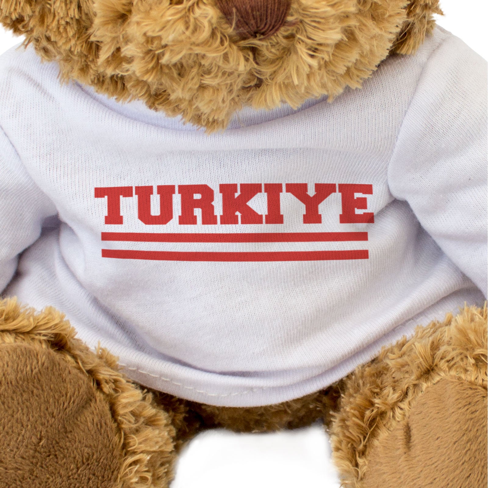 TURKIYE FLAG STRIPES - Teddy Bear - Cute Funny - Turkish Souvenir Gift Present