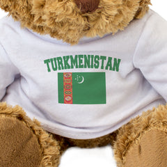 TURKMENISTAN + FLAG - Teddy Bear - Cute Funny Turkmen Souvenir Gift Present - Image 3
