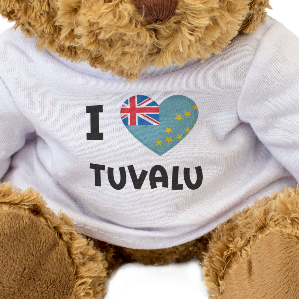 I Love Tuvalu Flag - Teddy Bear