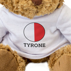TYRONE COUNTY COLOURS (ROUNDEL) - Teddy Bear - Cute - Ireland Gift Present