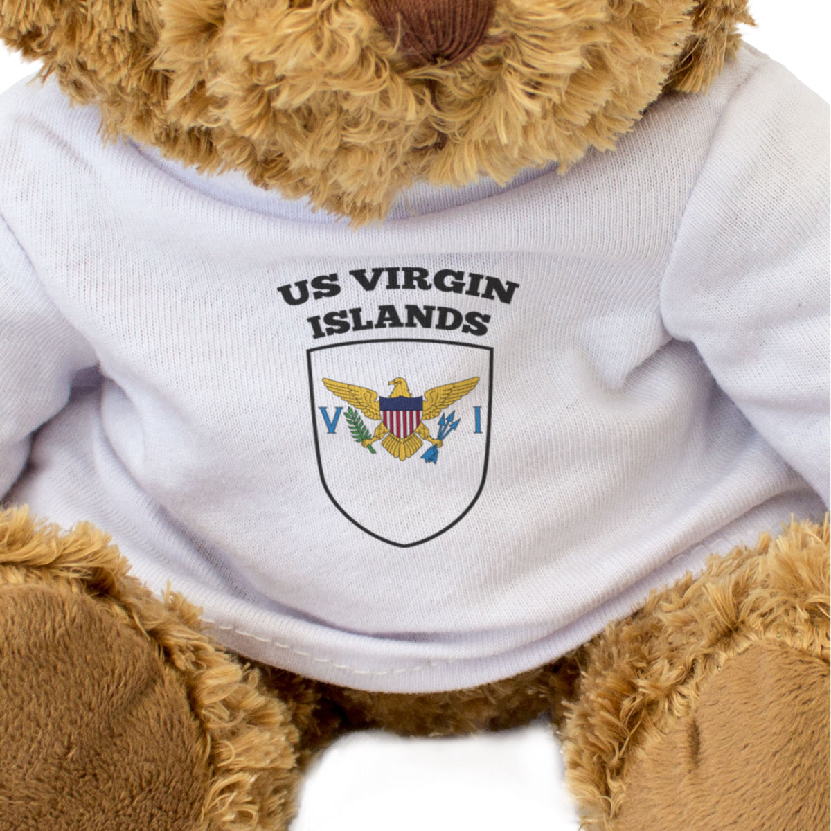 US Virgin Islands Flag - Teddy Bear - Gift Present