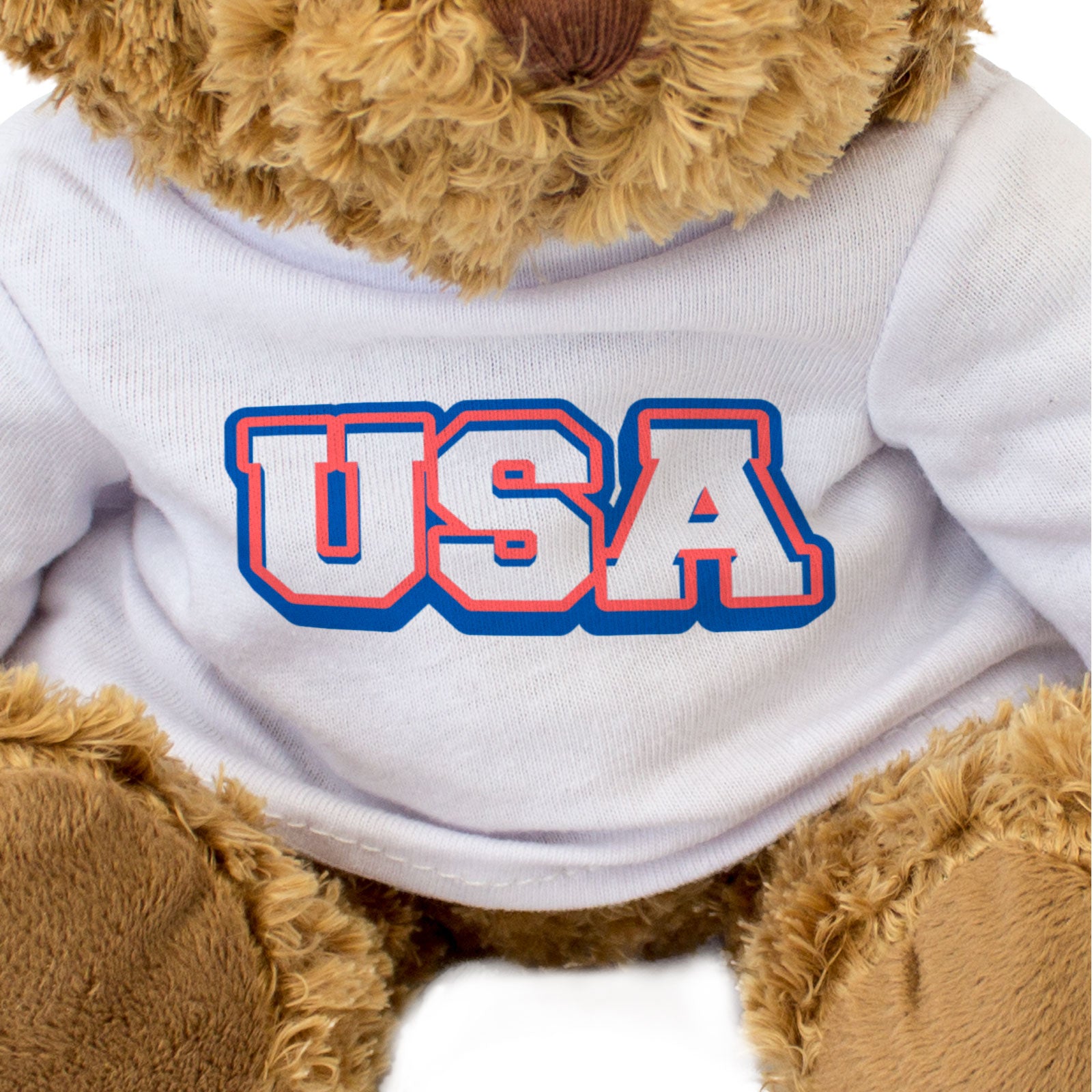 USA (RED WHITE & BLUE) - Teddy Bear - Cute - American Souvenir Gift Present