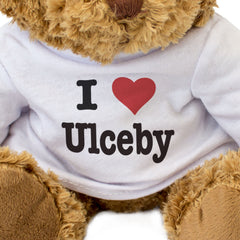I LOVE ULCEBY - Teddy Bear - Cute Cuddly - Funny Lincolnshire Gift Present