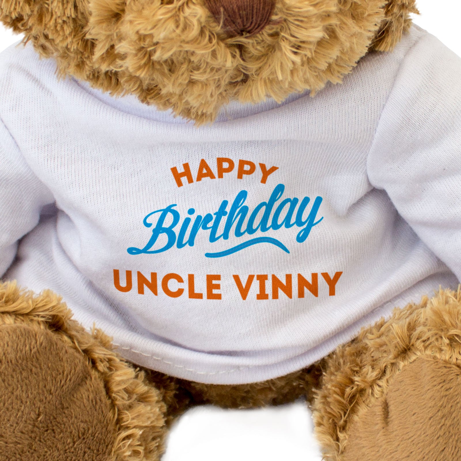 HAPPY BIRTHDAY UNCLE VINNY - Teddy Bear - Cute Cuddly Soft - Gift Present