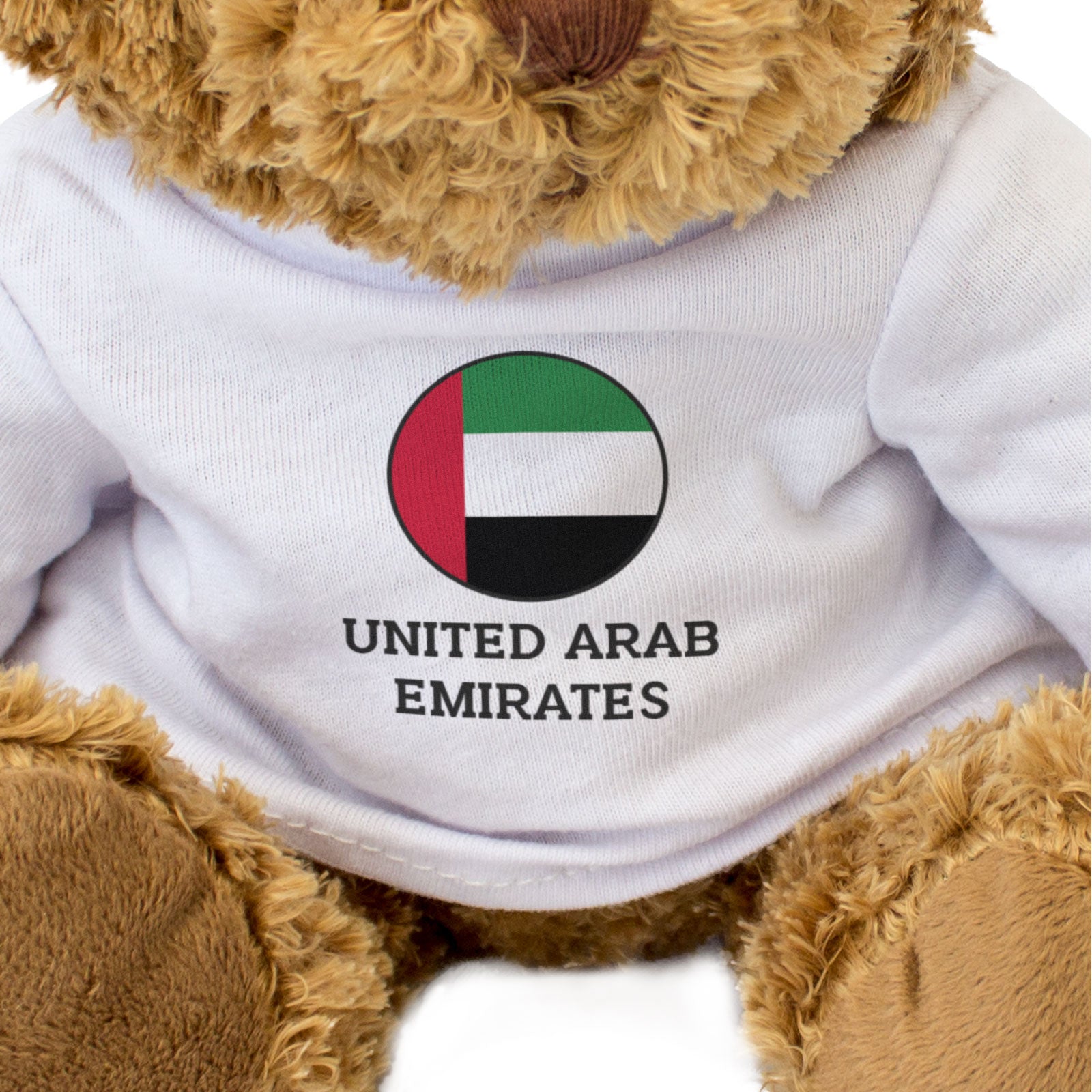 UNITED ARAB EMIRATES FLAG ROUNDEL - Teddy Bear - Cute Cuddly Soft - Gift Present