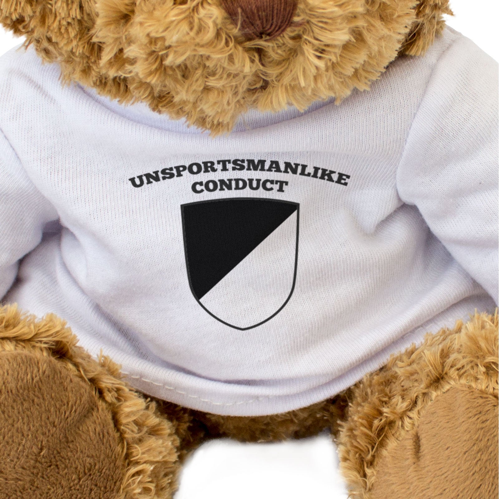 UNSPORTSMANLIKE CONDUCT (BLACK & WHITE FLAG) - Teddy Bear - Motorsport Present